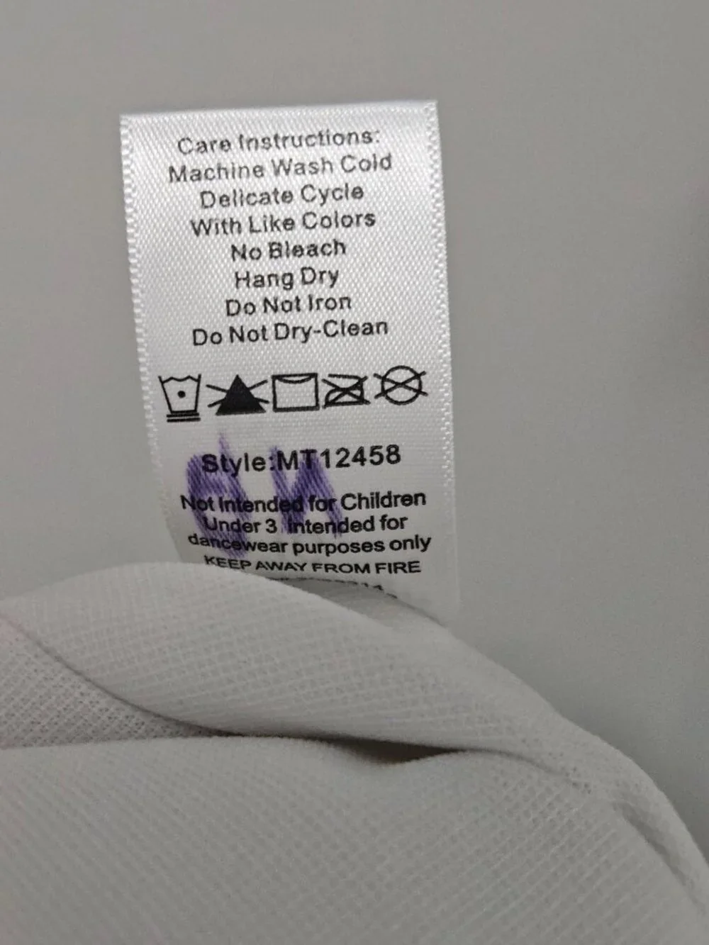 Weissman White Leotard